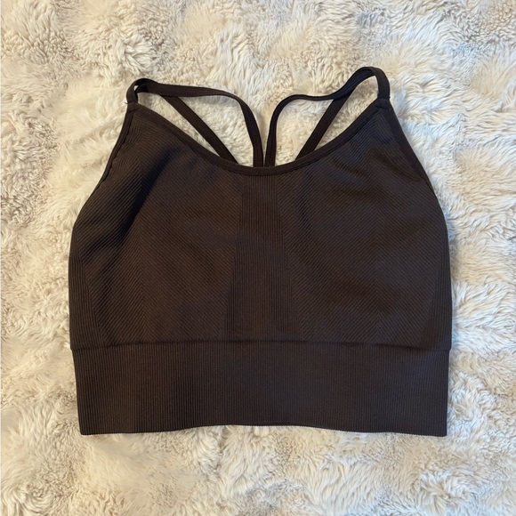 P'tula Other - P'tula Dark Brown Strappy Sports Bra